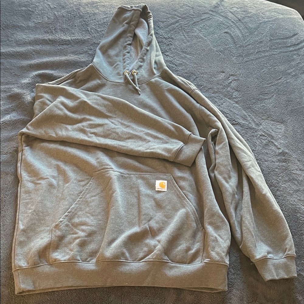 Carhartt Heather Gray Pullover Hoodie